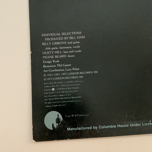 ZZ Top The best of ZZ Top vinyl record lp - Picture 7 of 13